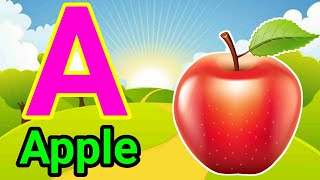 a for apple b for ball c for cat d for dog abcd phonics song alphabets english varnamala [upl. by Moyra804]