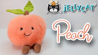 Jellycat Amuseables Peach  No Talking ASMR [upl. by Therron556]