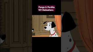 Pongo ampPerdita 101 Dalmatians 🐕❤️🐶🐾 disney romance classicdisney [upl. by Latin]