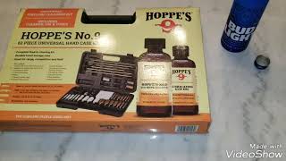 Hoppes No9 62 Piece Gun Cleaning KitChristmas Gift From My Son [upl. by Lilith526]