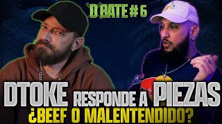 DTOKE RESPONDE A PIEZAS en D BATE 6 ¿Beef o malentendido ligabazooka ligabushido [upl. by Friedly]