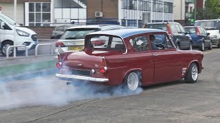 Modified Fords Leaving a Car Meet  April 2019 [upl. by Malo]