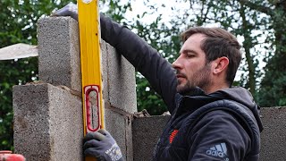 Concrete Block Extension Nearly Finished [upl. by Marrin]