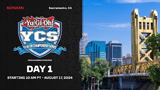 YuGiOh TCG YCS Sacramento CA – Day 1 [upl. by Medrek]