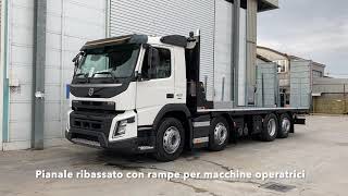 Volvo FMX 4 assi  Pianale ribassato con rampe demontabile [upl. by Reece]