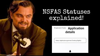 NSFAS Statuses explained [upl. by Yznel331]