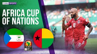 Equatorial Guinea vs GuineaBissau  AFCON 2023 HIGHLIGHTS  01182024  beIN SPORTS USA [upl. by Attah]