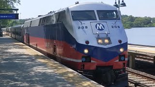 Metro North Railroad GE P32ACDM 208 Beach Ball Heritage Unit [upl. by Viquelia]