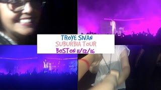 TROYE SIVAN SUBURBIA TOUR BOSTON  MEETING HIS FAMILY [upl. by Weathers]