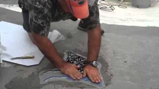 Installing a Mosaic Tile Design [upl. by Kella269]