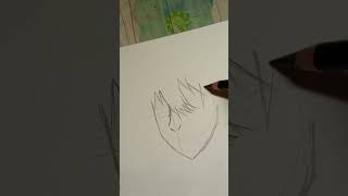 Kaneki Ken drawing sketch anime howtodrawanime art [upl. by Ahsillek]