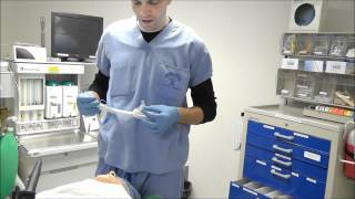 Intubation through an LMA [upl. by Kcirddehs]