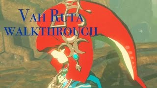 Breath of the Wild  Vah Ruta dungeon walkthrough [upl. by Anawit]