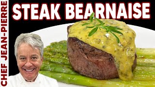 Steak Bearnaise in Less Than 20 Minutes  Chef JeanPierre [upl. by Ancell230]