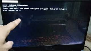 error unknown filesystem grub rescue [upl. by Early34]