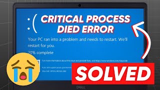 UPDATED How to Fix Critical Process Died on Windows 1011✅ Blue Screen Error Windows 11 Solution [upl. by Ellerey412]