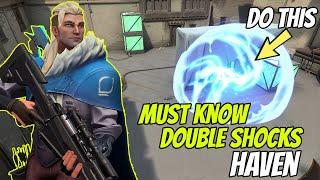 Ultimate Sova Haven Lineups  MUST KNOW DOUBLE SHOCK DARTS  Valorant Guide [upl. by Iuq]