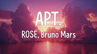 ROSÉ Bruno Mars  APT Mix Lyrics  Lady Gaga Loving Caliber Bruno Mars Lyrics [upl. by Parrott]