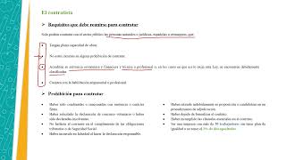 El contratista y el órgano de contratación Clasificación del contratista [upl. by Eada]