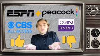 Should I Get Peacock  Best Soccer Streaming Services REVIEWED  Paramount ESPN Fanatiz FuboTV [upl. by Norak]