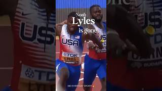 Noah Lyles Shocks the World Sprint Triple amp 4x100m Gold amid Controversy shorts 🥇🏃‍♂️ [upl. by Pass]