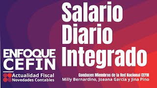 Salario Diario Integrado  ENFOQUE CEFIN [upl. by Eneryc928]