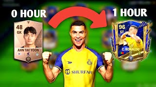 How Much OVR Can We Reach In 1 Hour In New FC Mobile Account [upl. by Kersten]