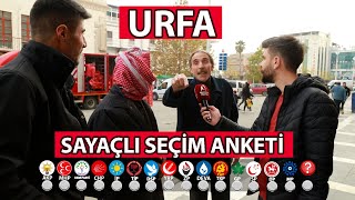 URFA SAYAÇLI SEÇİM ANKETİ 2024 Urfanın Kaderini Kararsızlar Belirleyecek [upl. by Belford440]