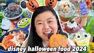 What to Eat at DISNEYLAND HALLOWEEN Edition Food Tour 2024 [upl. by Haukom722]