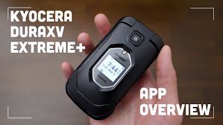 Kyocera DuraXV Extreme App Overview [upl. by Aridatha]