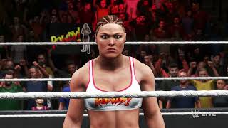 Becky Lynch vs Ronda Rousey  WWE 2K20 [upl. by Euqinim225]