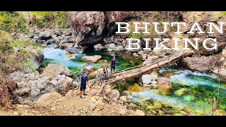 Thimphu Biking MTBCompleting Cheri Base amp Taba Trail Bhutan [upl. by Nylleoj]