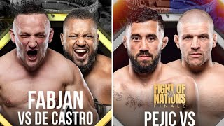 FNC 19 ANALIZA Miran Fabjan Vs Yorgan De Castro  Vaso Bakočević Vs Filip Pejic  Jason Vs Barton [upl. by Aineg]