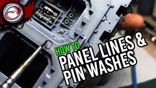 How To Panel Line and Detail Pin Washes [upl. by Nihs112]