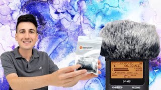 Neewer Microphone Windscreen Muff Deadcat for Tascam DR05X Test [upl. by Anuqahs]