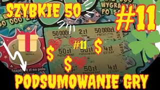 Podsumowanie zdrapki SZYBKIE 50 🎁 Ile wygrałam 💥Co za emocje 💰💰💰 Czy było warto Zdrapki lotto [upl. by Leind903]