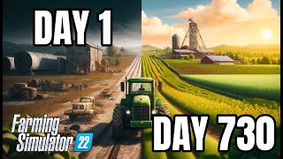 I Spent 2 Years Building Ultimate Farm From 0  Farming Simulator 22 [upl. by Alekahs]