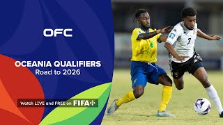 Highlights  Solomon Islands v Fiji  FIFA World Cup 26™ Oceania Qualifiers [upl. by Delainey]