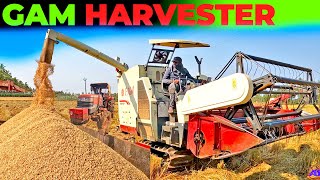 Revolutionary Harvest Machine GAM 2024 Ruilong Plus with KUBOTA Tractor L4508  Agritech Machines [upl. by Dru847]