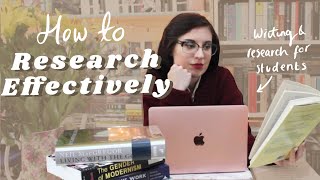 How to Research Any Topic  Essay amp Writing Advice [upl. by Robinson]