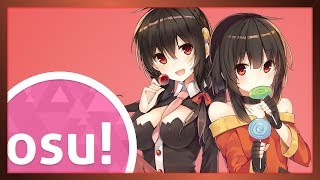 【osu】Megumin v Yunyun Red Battle [upl. by Auahsoj367]