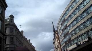 Spitfire and Lancaster flypast St Pauls [upl. by Tioneb]