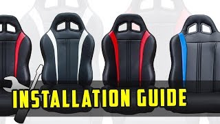 Threshold Seats  Installation Guide RZR XP 9001000Turbo models [upl. by Nelad216]