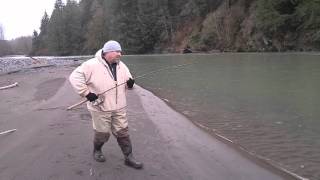 1517lb Nooksack steelhead [upl. by Nivled]