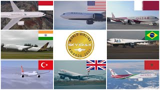 Top 100 Airlines in the World SKYTRAX [upl. by Tattan]