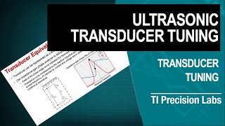 Ultrasonic transducer tuning [upl. by Iaj]