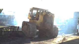 CAT D9D shedding a track [upl. by Herrera]