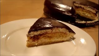 Recept voor chocolade creme soufflétaart [upl. by Leinnad]