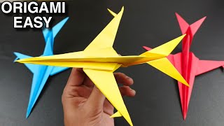 How to make a Paper Airplane  ORIGAMI PLANE [upl. by Trebma]