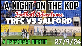 Tranmere Rovers vs Salford City  A Night on the Kop [upl. by Lizbeth]